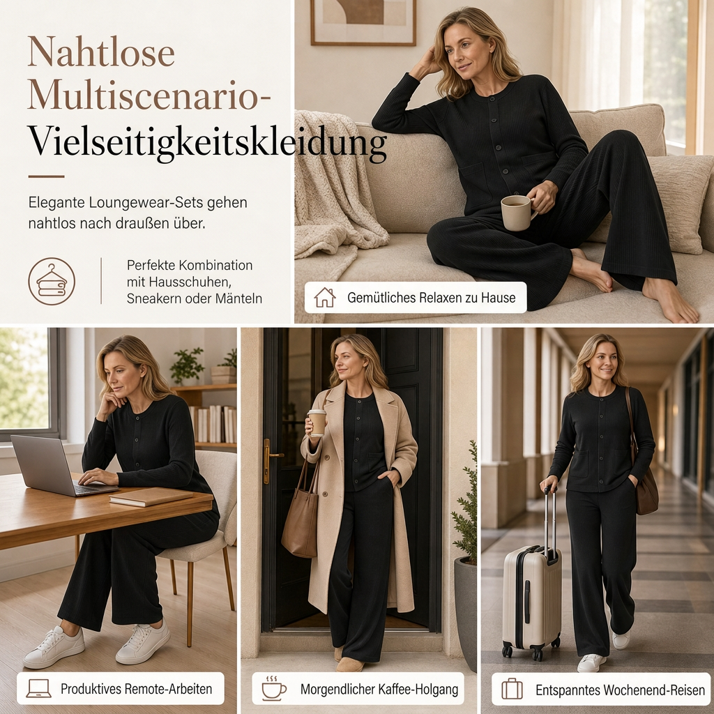 💎👚 Bestseller – Legeres Strick-Set für Damen – weich und bequem
