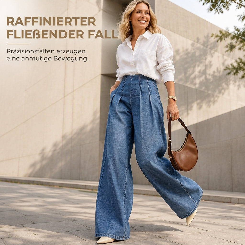 📢🎉50%Rabatt!!!🛍️✨Weite Jeans mit hoher Taille für Damen