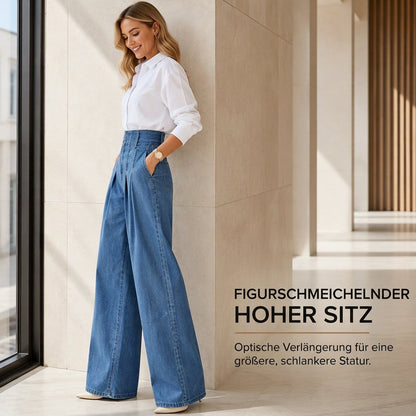 📢🎉50%Rabatt!!!🛍️✨Weite Jeans mit hoher Taille für Damen
