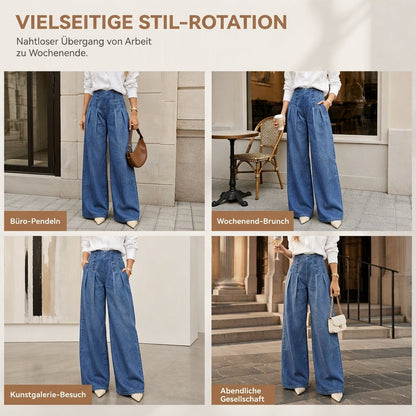 📢🎉50%Rabatt!!!🛍️✨Weite Jeans mit hoher Taille für Damen