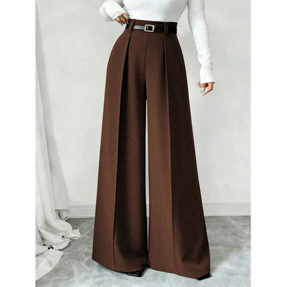 📢🎉50%Rabatt!!!🛍️✨Elegante weit geschnittene Damen-Hosen mit Fall