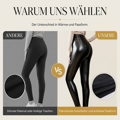 📢🎉50%Rabatt!!!🛍️✨Hochtaillierte PU-Leder-Leggings für Damen