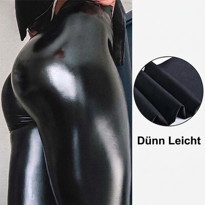 📢🎉50%Rabatt!!!🛍️✨Hochtaillierte PU-Leder-Leggings für Damen