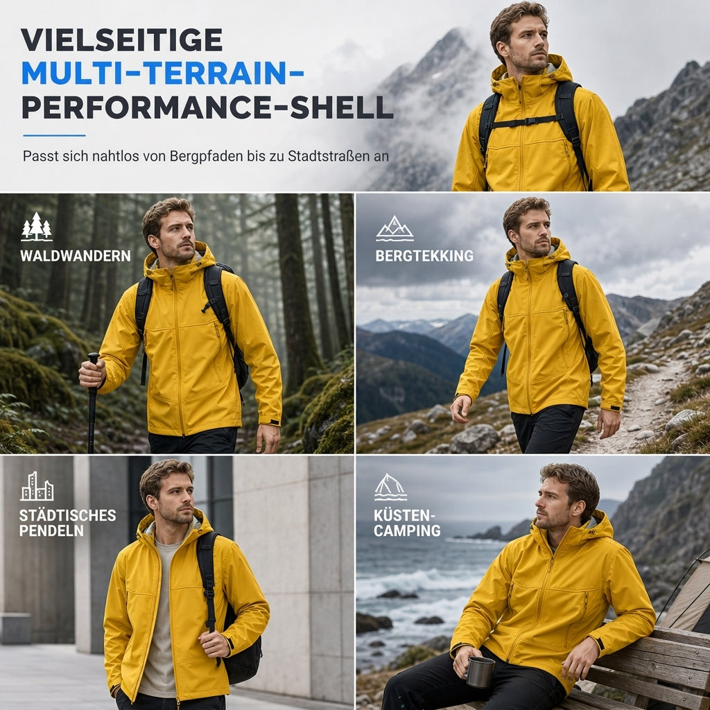 🏅 2000 Stück in 3 Tagen verkauft – schnell sein! Unisex Outdoor-Softshelljacke mit Kapuze