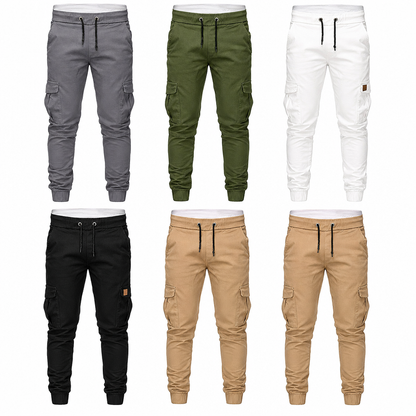 🙌 50% Wiederkaufquote – Qualität überzeugt! Cargo-Jogginghose für Herren, unifarben, im lässigen Stil