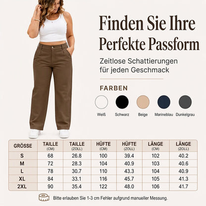 🌙 Heute um Mitternacht vorbei – verpassen Sie es nicht, sonst warten Sie ein Jahr! Hochtaillierte, gerade geschnittene Anzughose für Damen