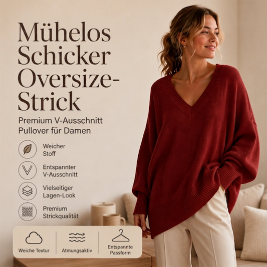 ⭐ 4,9 Sterne – nicht ohne Grund! Damen Strickpullover in mittlerer Länge