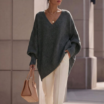 ⭐ 4,9 Sterne – nicht ohne Grund! Damen Strickpullover in mittlerer Länge
