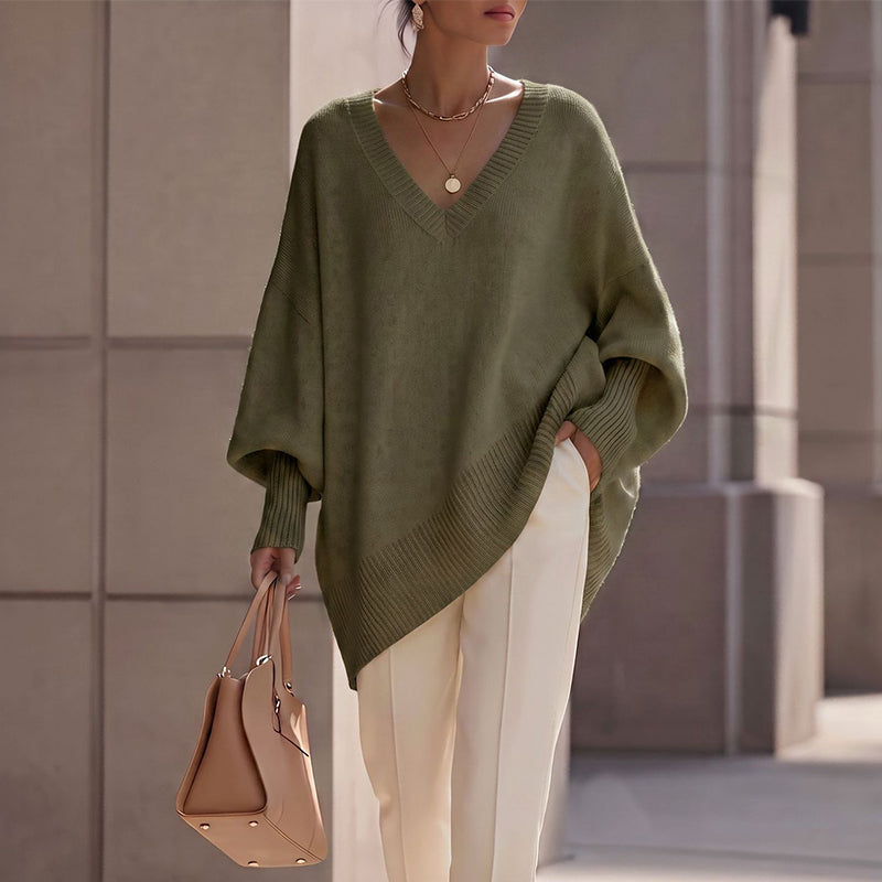 ⭐ 4,9 Sterne – nicht ohne Grund! Damen Strickpullover in mittlerer Länge