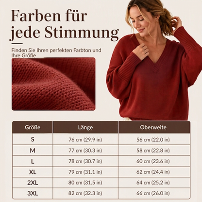 ⭐ 4,9 Sterne – nicht ohne Grund! Damen Strickpullover in mittlerer Länge