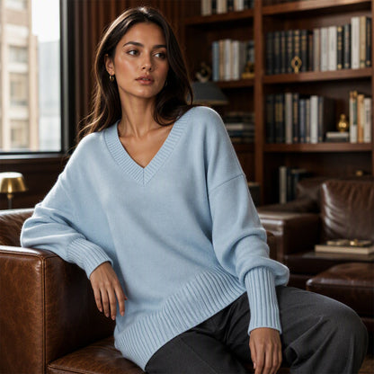 ⭐ 4,9 Sterne – nicht ohne Grund! Damen Strickpullover in mittlerer Länge