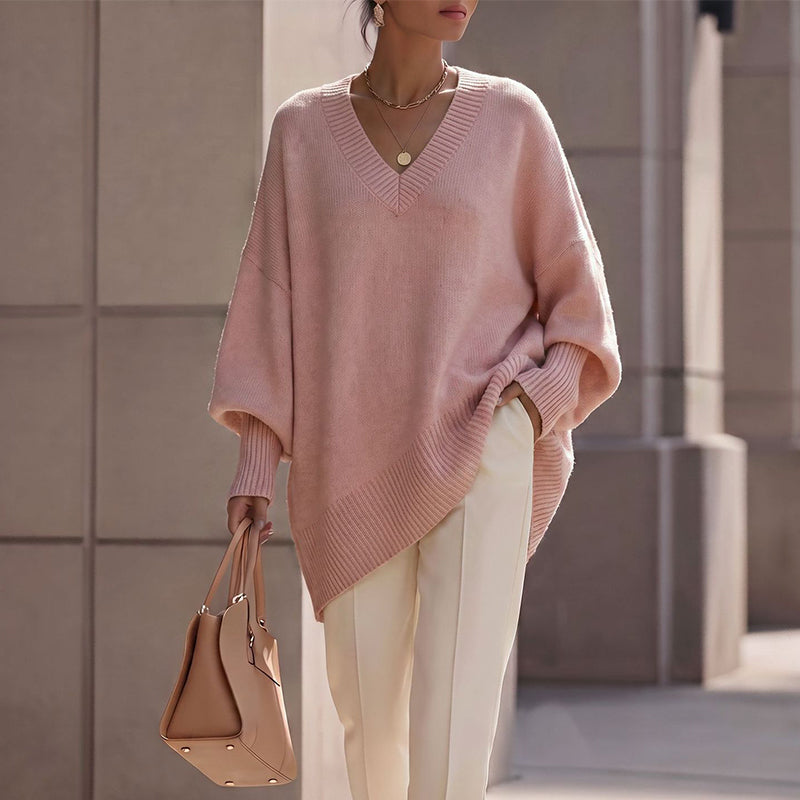 ⭐ 4,9 Sterne – nicht ohne Grund! Damen Strickpullover in mittlerer Länge