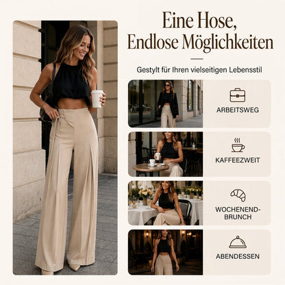 📢🎉50%Rabatt!!!🛍️✨Damen-Lässige-High-Waist-Weitbeinhose