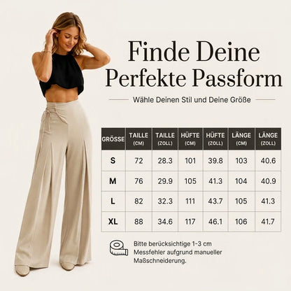 📢🎉50%Rabatt!!!🛍️✨Damen-Lässige-High-Waist-Weitbeinhose