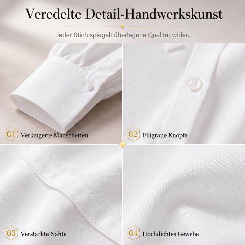 🙌 50% Wiederkaufquote – Qualität überzeugt! Elegantes Langarmtop mit Schleifenkragen für Damen