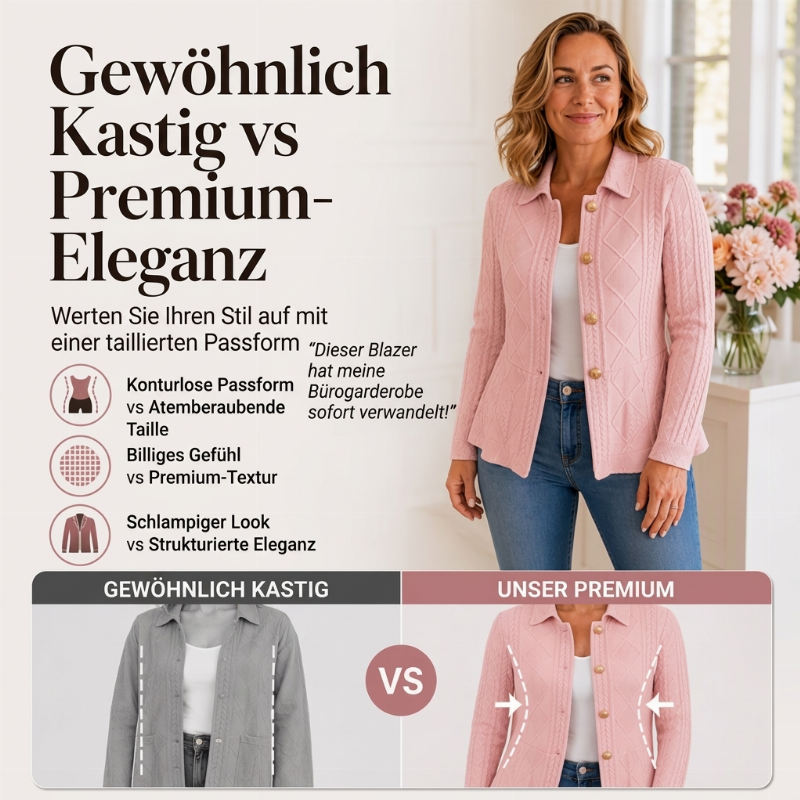 📢🎉50%Rabatt!!!🛍️✨Elegantes Damen-Blazer mit Rüschen-Peplum