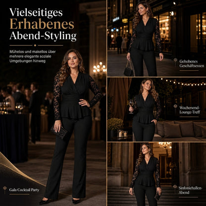 🔁 1000+ echte Bewertungen – durchweg positiv! Elegantes zweiteiliges Hosen-Set für Damen
