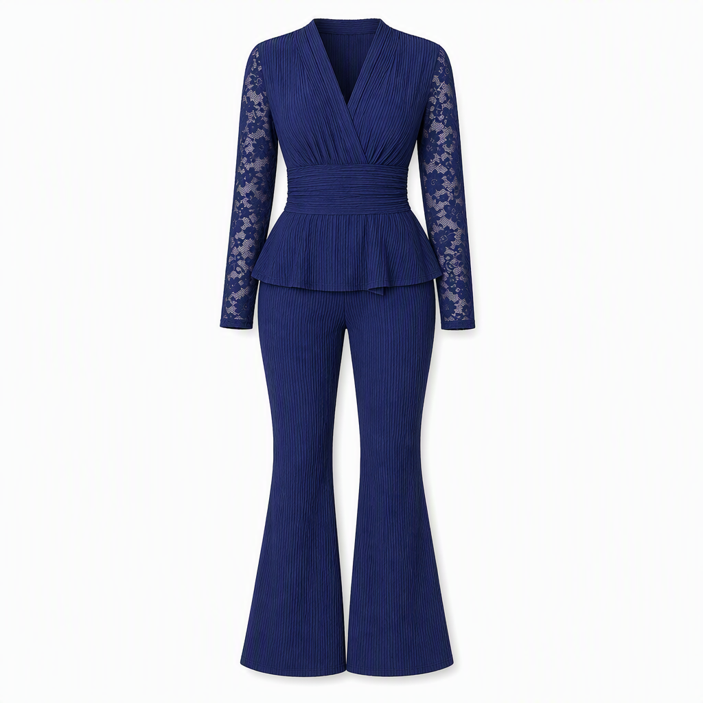 🔁 1000+ echte Bewertungen – durchweg positiv! Elegantes zweiteiliges Hosen-Set für Damen