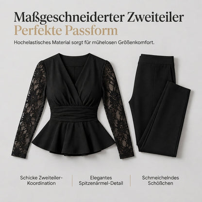 🔁 1000+ echte Bewertungen – durchweg positiv! Elegantes zweiteiliges Hosen-Set für Damen