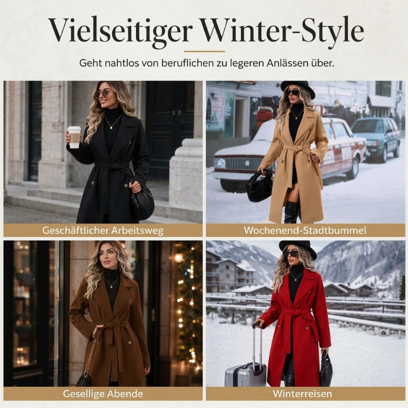 📢🎉50%Rabatt!!!🛍️✨jetzt halber Preis! Elegant Trenchcoat mit Gürtel