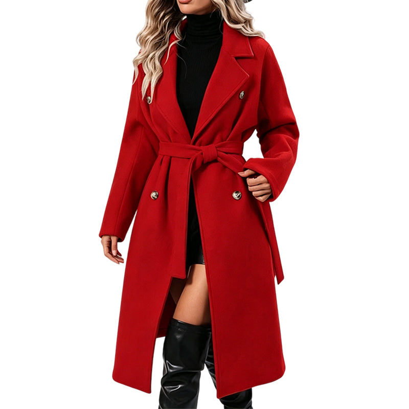📢🎉50%Rabatt!!!🛍️✨jetzt halber Preis! Elegant Trenchcoat mit Gürtel