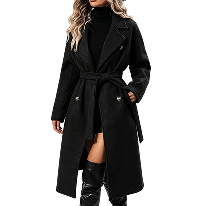 📢🎉50%Rabatt!!!🛍️✨jetzt halber Preis! Elegant Trenchcoat mit Gürtel