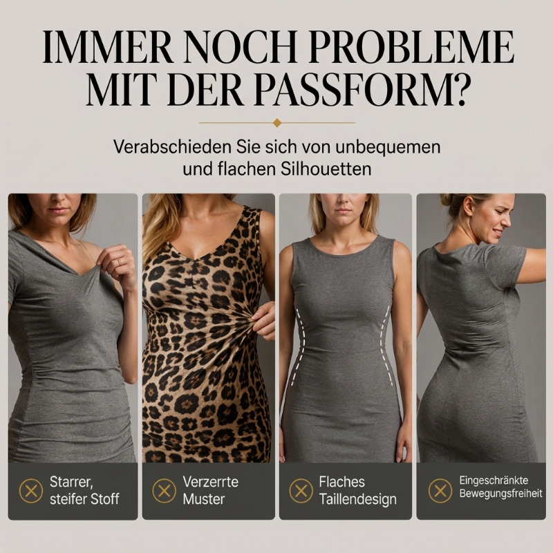 🔥Beliebtes Produkt ！✨Damen Midikleid mit Spitze, Leopardenmuster, V-Ausschnitt und Laternenärmeln