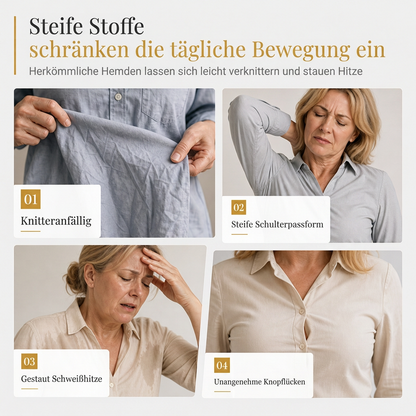 📢🎉50%Rabatt!!!🛍️✨Damen Elegante Freizeitbluse mit Langarm und Knopfleiste