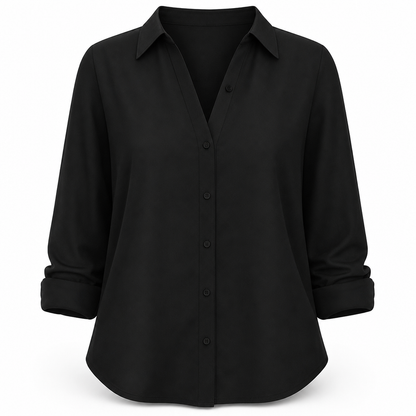 📢🎉50%Rabatt!!!🛍️✨Damen Elegante Freizeitbluse mit Langarm und Knopfleiste