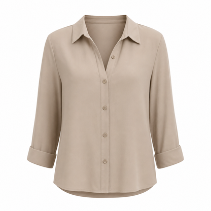 📢🎉50%Rabatt!!!🛍️✨Damen Elegante Freizeitbluse mit Langarm und Knopfleiste