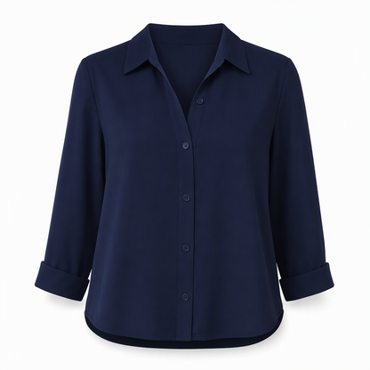 📢🎉50%Rabatt!!!🛍️✨Damen Elegante Freizeitbluse mit Langarm und Knopfleiste