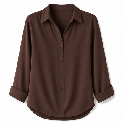 📢🎉50%Rabatt!!!🛍️✨Damen Elegante Freizeitbluse mit Langarm und Knopfleiste