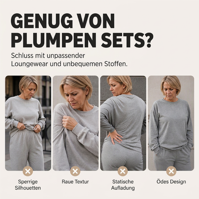 📢🎉50%Rabatt!!!🛍️✨Zweiteiliges Strickset für Damen: Sweatshirt und Midirock