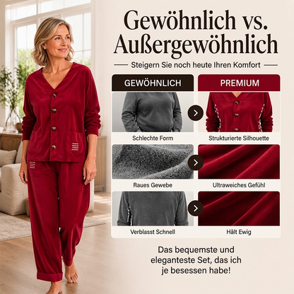 🔁 1000+ echte Bewertungen – durchweg positiv! Lässiges Cord-2-Teile-Set für Damen