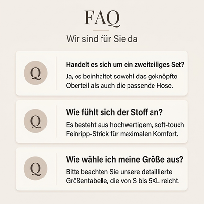 🔁 1000+ echte Bewertungen – durchweg positiv! Lässiges Cord-2-Teile-Set für Damen