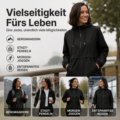 📢🎉50%Rabatt!!!🛍️✨Damen Outdoor Winddichte Kapuzenjacke