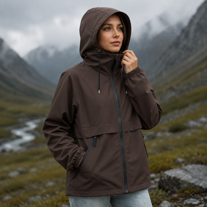 📢🎉50%Rabatt!!!🛍️✨Damen Outdoor Winddichte Kapuzenjacke