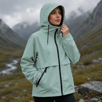 📢🎉50%Rabatt!!!🛍️✨Damen Outdoor Winddichte Kapuzenjacke