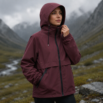 📢🎉50%Rabatt!!!🛍️✨Damen Outdoor Winddichte Kapuzenjacke