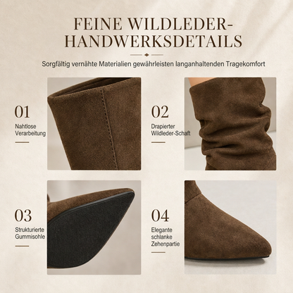 Damen Stiefeletten mit spitzer Zehenpartie und Stiletto-Absatz
