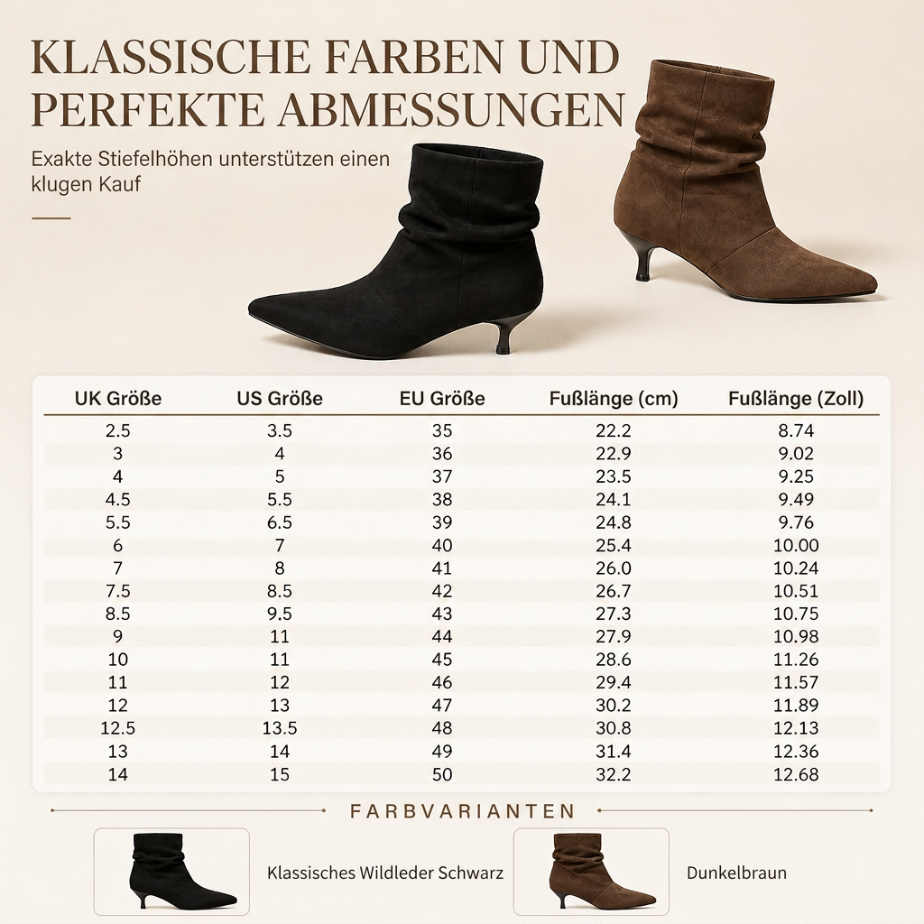 Damen Stiefeletten mit spitzer Zehenpartie und Stiletto-Absatz