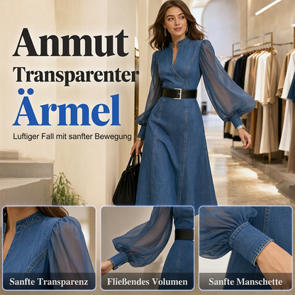 📢🎉50%Rabatt!!!🛍️🏃‍♀️ Es wird im Akkord weggeschnappt – zögern Sie nicht! Figurbetontes Jeanskleid für Damen