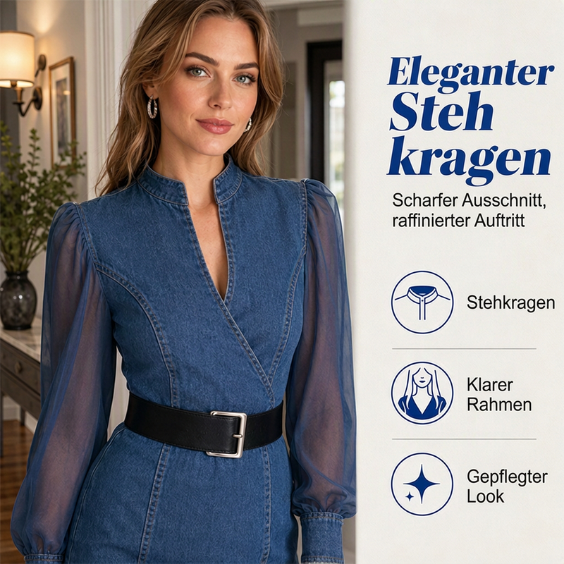 📢🎉50%Rabatt!!!🛍️🏃‍♀️ Es wird im Akkord weggeschnappt – zögern Sie nicht! Figurbetontes Jeanskleid für Damen