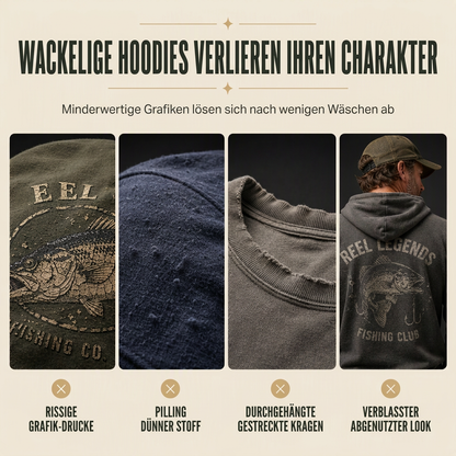 📢🎉50%Rabatt!!!🛍️✨Retro Angel-Grafik Hoodie für Herren, lockere Passung, weiches Sweatshirt aus Baumwollmischung mit Fleece-Futter und Kängurutasche