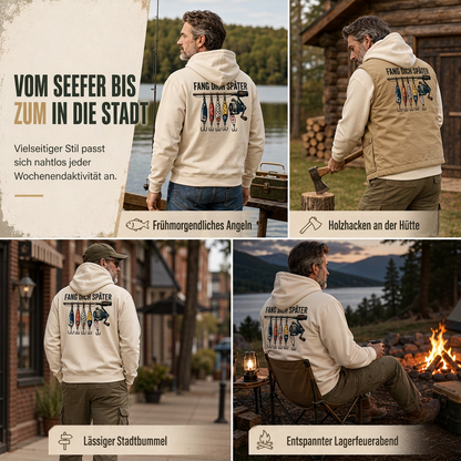 📢🎉50%Rabatt!!!🛍️✨Retro Angel-Grafik Hoodie für Herren, lockere Passung, weiches Sweatshirt aus Baumwollmischung mit Fleece-Futter und Kängurutasche
