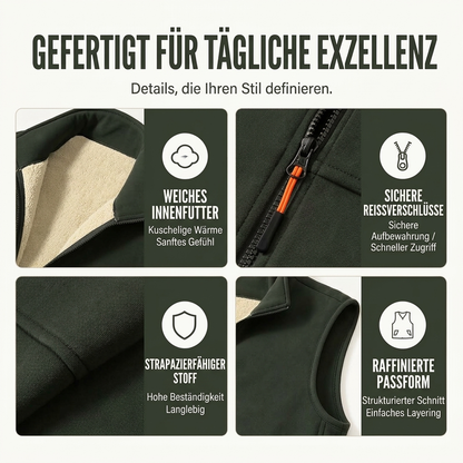 ❄️ Unisex Winter Weste mit Plüschfutter – Kuschelig, warm & immer passend