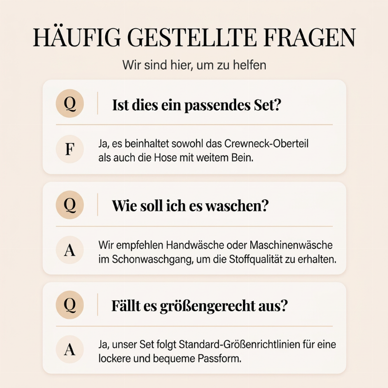 📢🎉50%Rabatt!!!🛍️✨Freizeit-Oberteil mit Rundhalsausschnitt und bedruckte Hosen Set für Damen