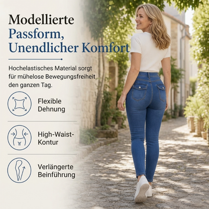 📢🎉50%Rabatt!!!🛍️✨Freizeitliche, dehnbare High-Waist-Jeans für Damen
