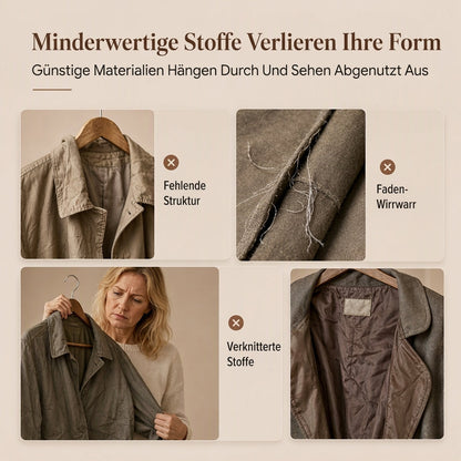 📢🎉50%Rabatt!!!🛍️✨Freizeitmantel für Damen, langärmelig, mit Knopfleiste, für Herbst und Winter
