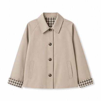 📢🎉50%Rabatt!!!🛍️✨Freizeitmantel für Damen, langärmelig, mit Knopfleiste, für Herbst und Winter